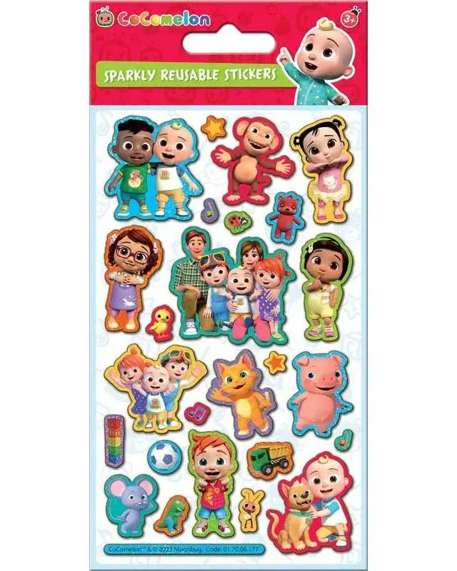 Cocomelon Foil Stickers Age-3 Years & Above
