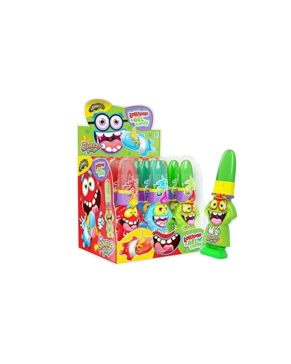 Johnny Bee Mr Squeezy Pop 56G Assorted Age- 3 Years & Above