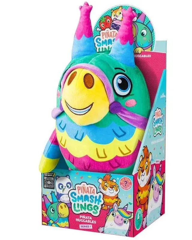 Pinata Huggable Smashlings Plush-Dazzle Donkey 30Cm Age-Newborn & Above
