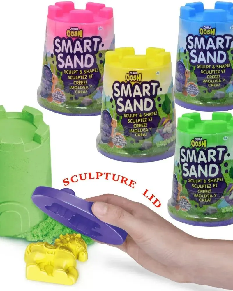 Zuru Oosh Smart Sculpt & Shape Sand Box Assorted Pack of 1 Age- 8 Years & Above