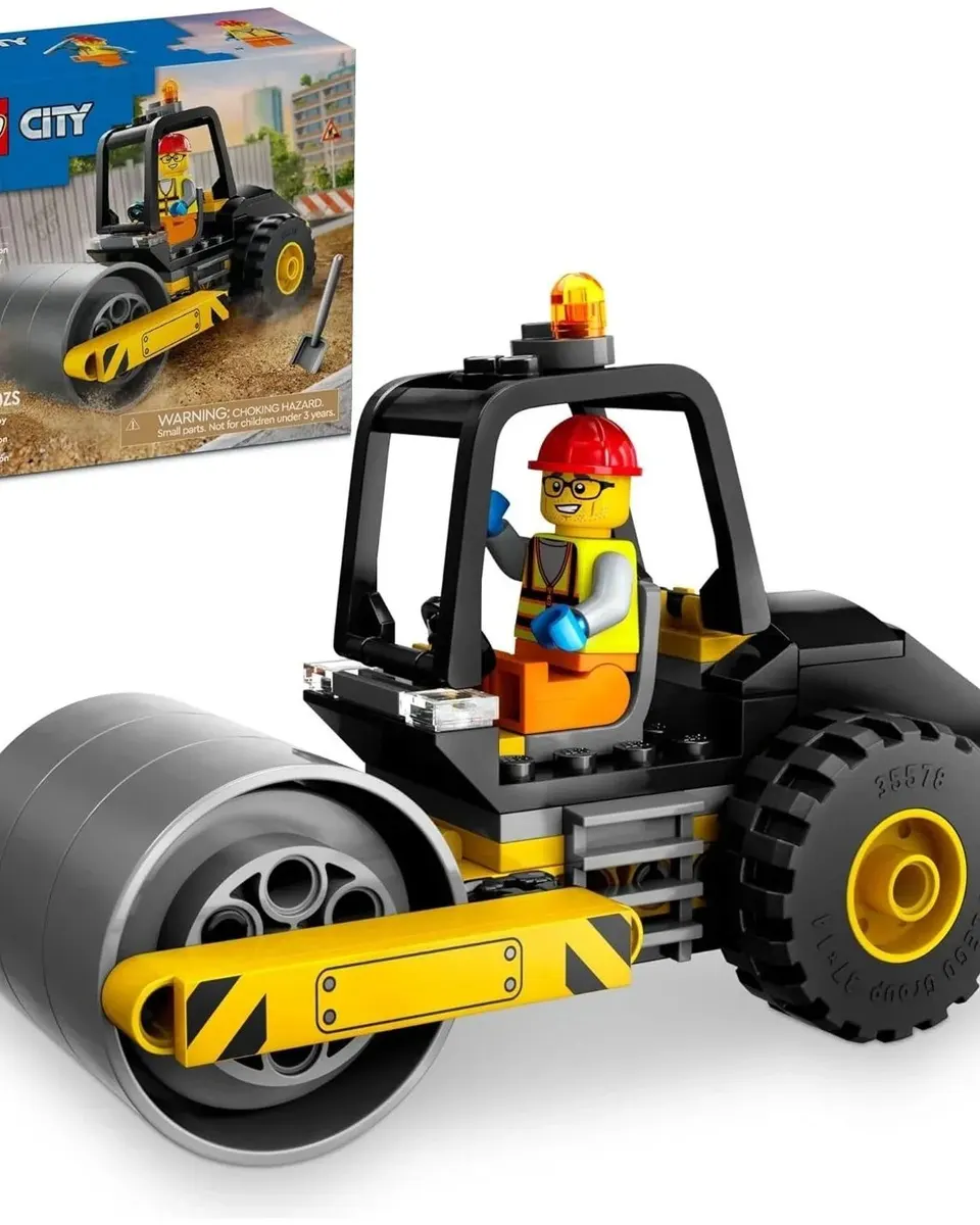Lego Construction Steamroller Building Blocks Multicolor Age- 6 Years & Above