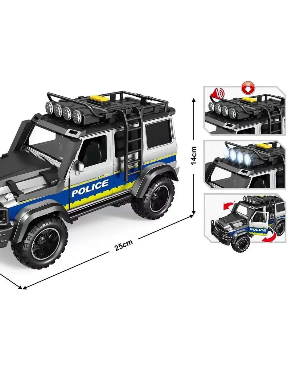 ToyStar 1:14 Scale Outdoor Police Car (With Sound, Lights) Age- 4 Years & Above