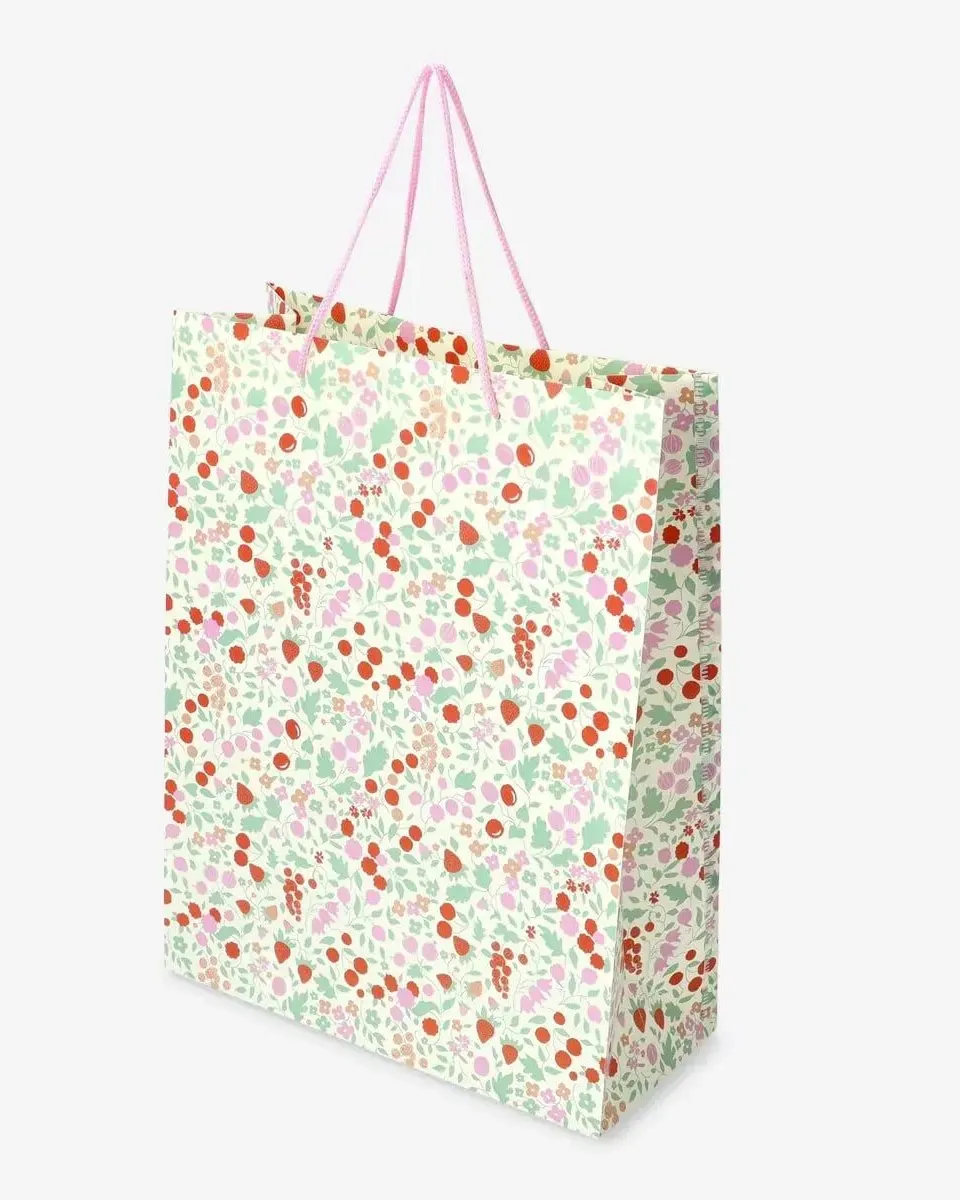 Flying Tiger Floral Gift Bag XL (33 x 25 x 11 cm) Multicolor Age- Newborn & Above