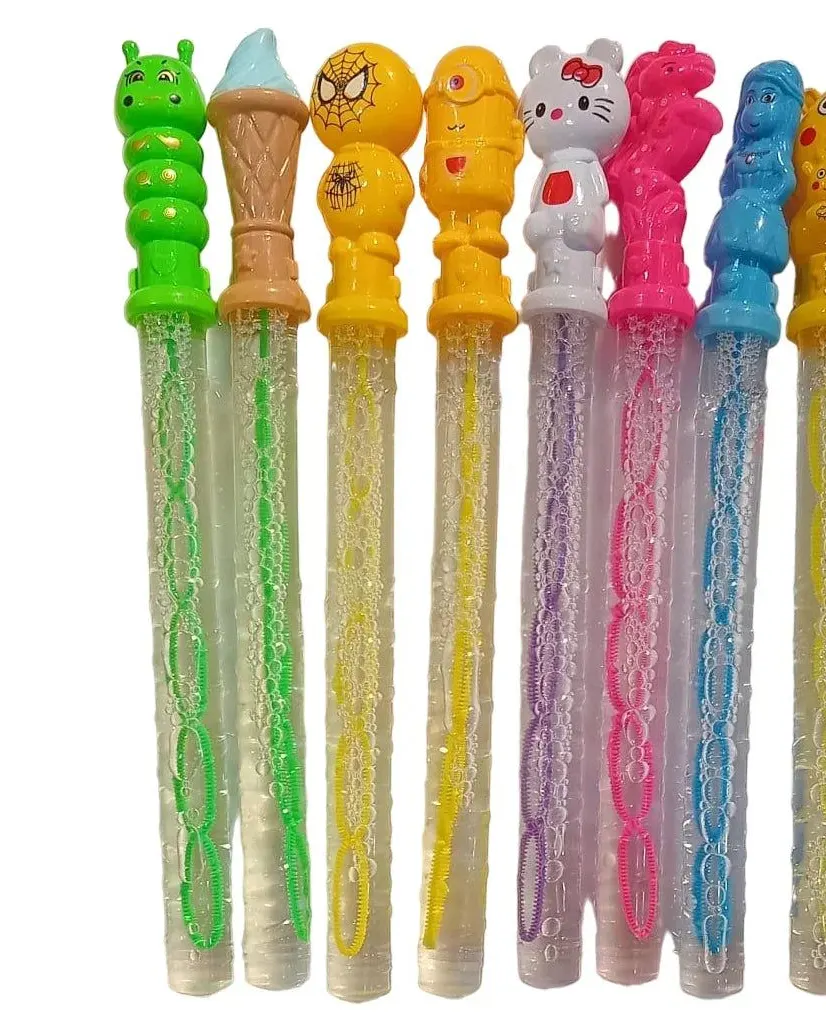 Pibi Cute Bubble Sticks 100ml, 25Cm Assorted Single Age-3 Years & Above