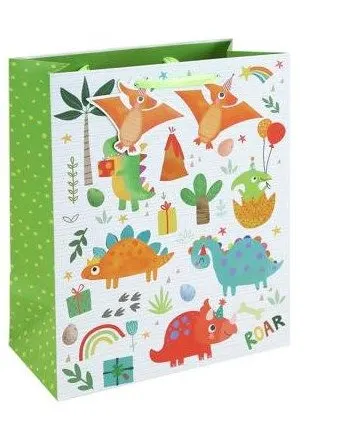 Eurowrap Dino Scene Large Gift Bag