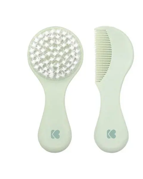 Kikkaboo Comb And Brush Savanna Mint Age- Newborn & Above