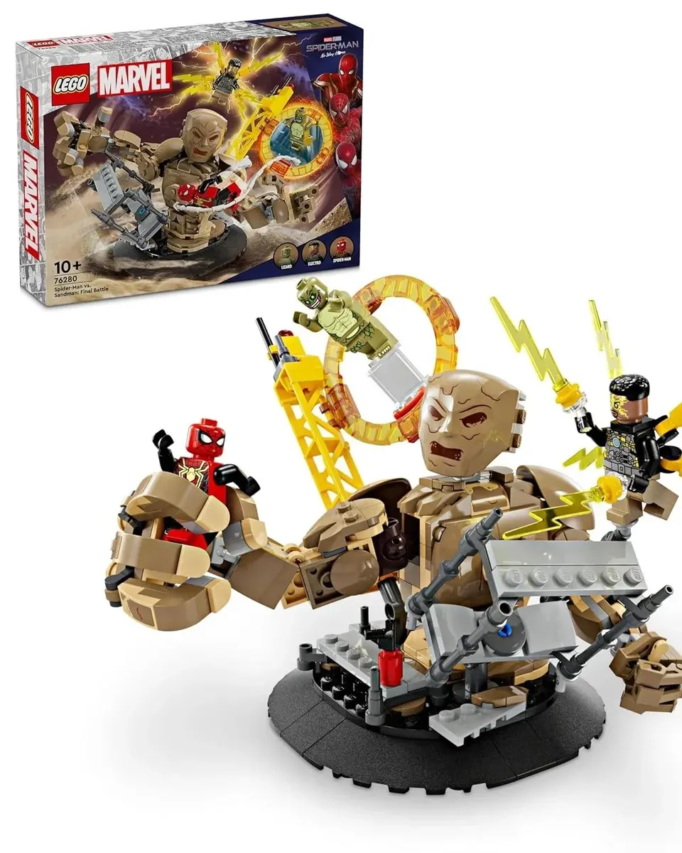 Lego Spider-Man vs. Sandman: Final Battle Building Blocks Multicolor Age- 10 Years & Above
