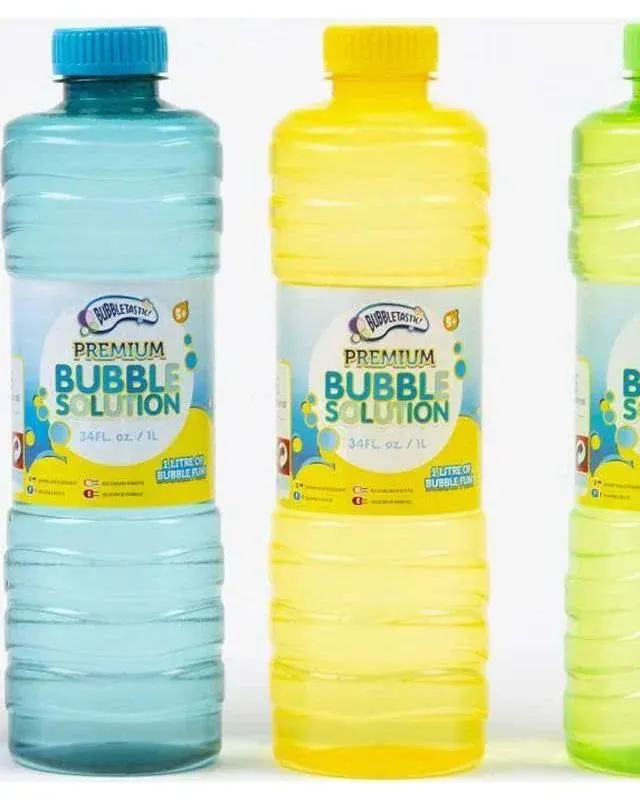 Pibi 34Oz Premium Bubble Solution Assorted Age-3 Years & Above