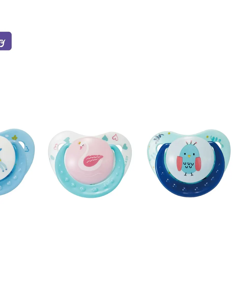 Momeasy Silicone Pacifier (S,M,L) 45538 Age- 3 Months & Above