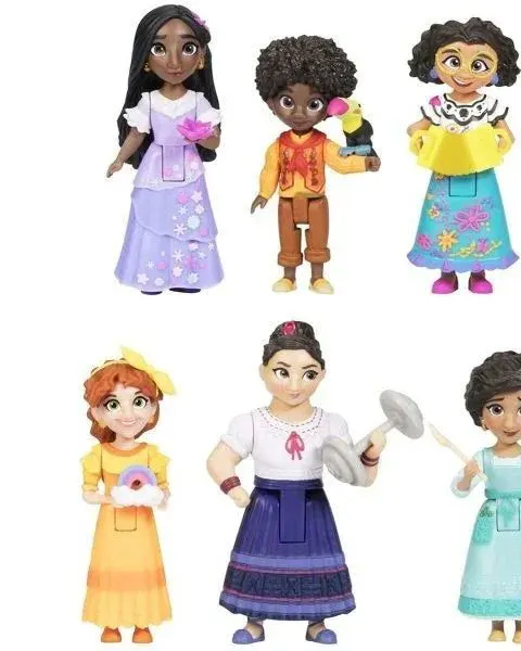 Encanto Characters 3" Mini Dolls Pack of 6 Age- 3 Years & Above