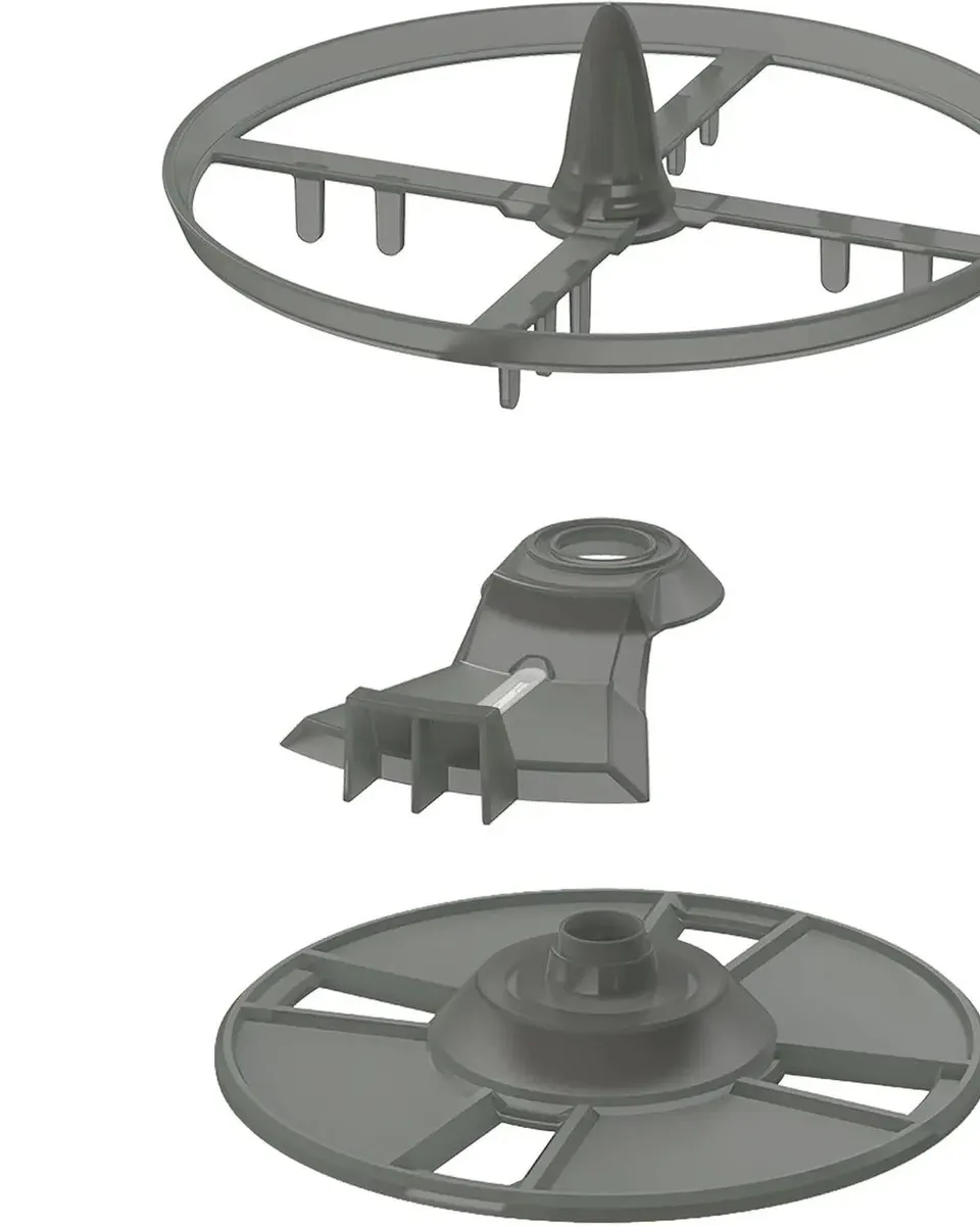 Baby Brezza Formula Pro Advanced WiFi replacement Stirring Wheel, Measuring Wheel and Locking cover with Silicon Scraper AST122
