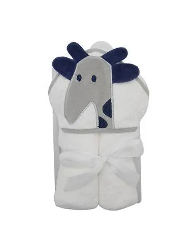 Motherschoice Baby 3D Hooded Towel Giraffe (84 x 84 cm) White/Blue Age- Newborn to 4 Years IT11602