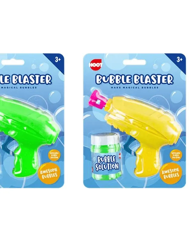 Hoot Friction Bubble Blaster Gun Assorted Colours Age- 3 Years and Above