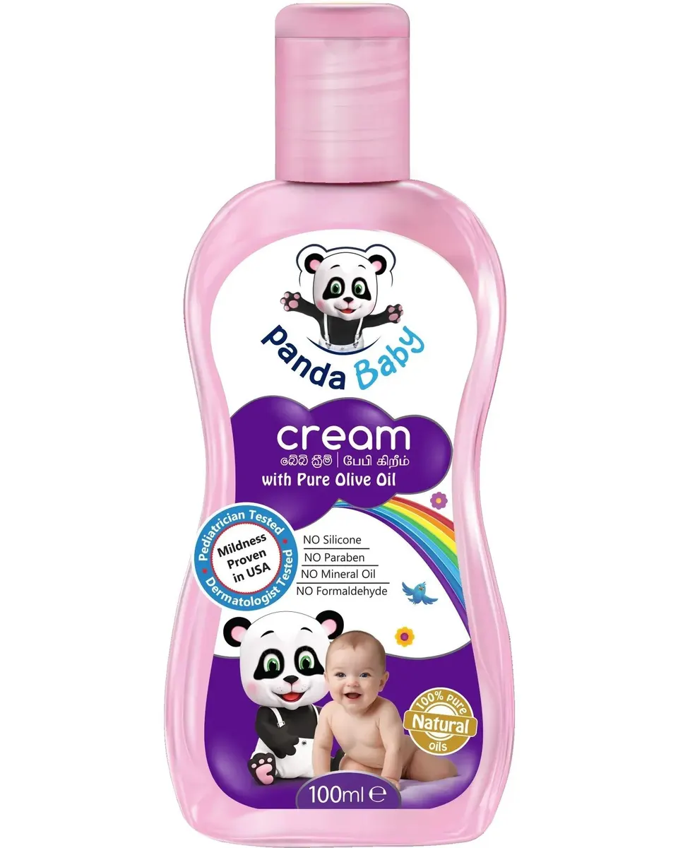 Panda Baby Cream Pure Olive Oil 100ml Age- Newborn & Above