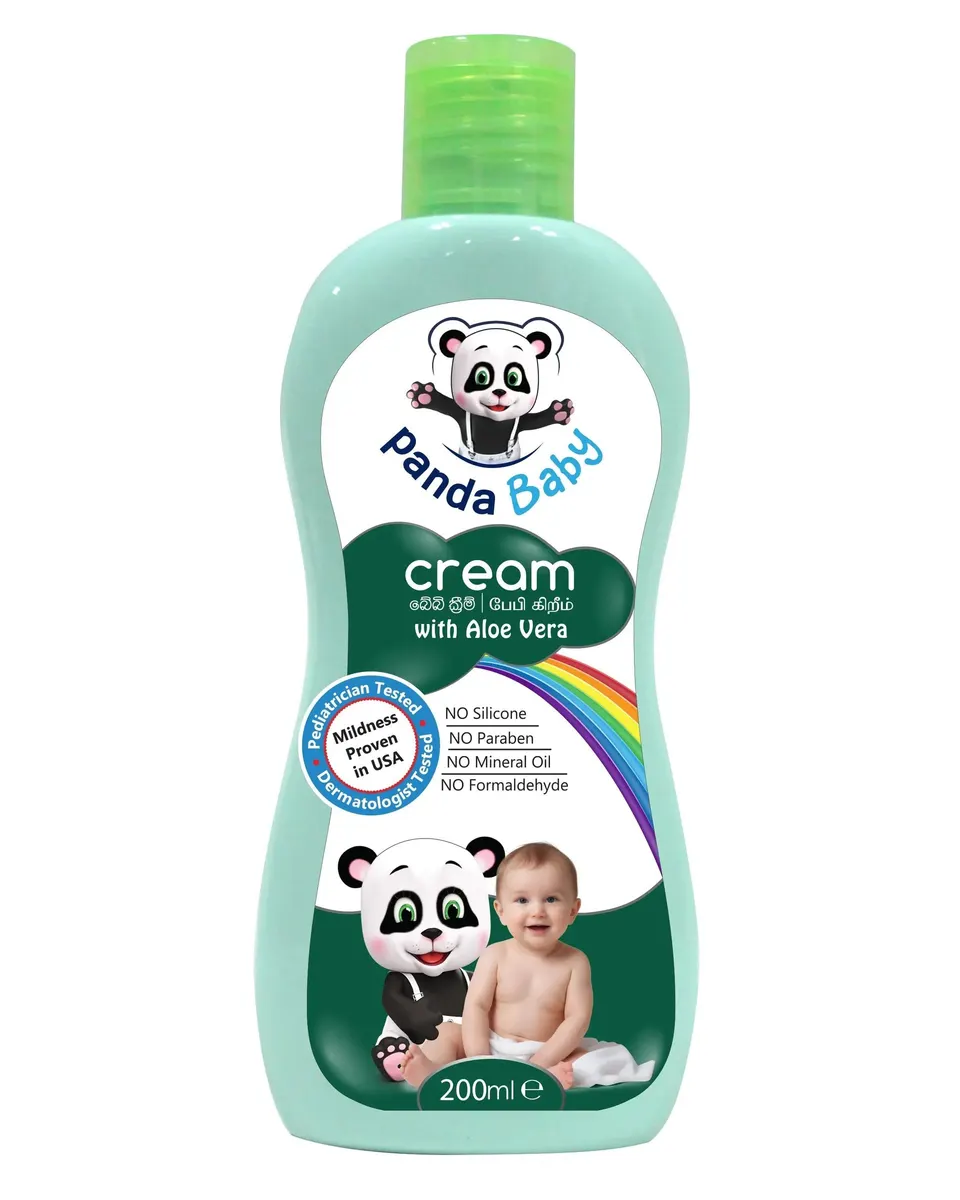 Panda Baby Cream Aloe Vera 200ml Age- Newborn & Above