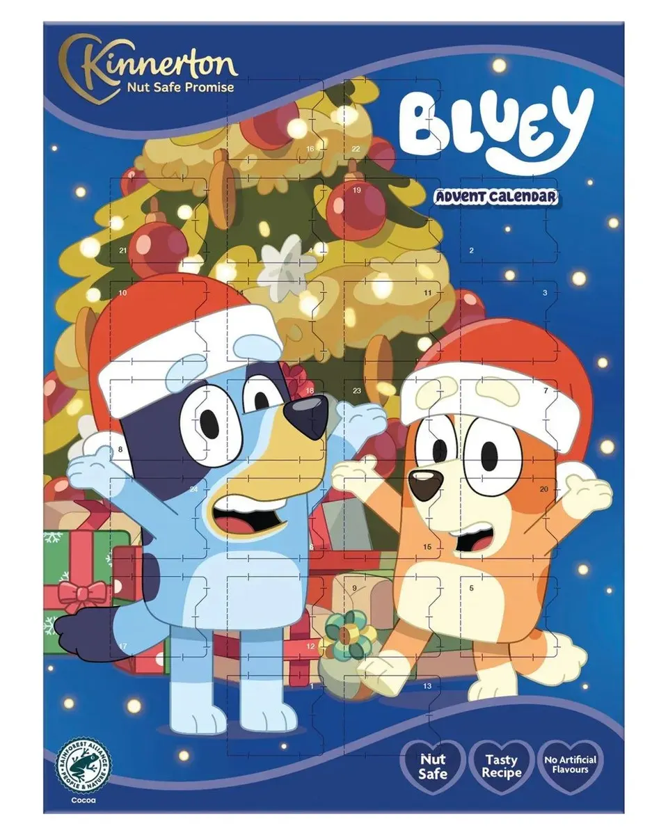 Kinnerton Bluey Advent Calendar Kids Candy