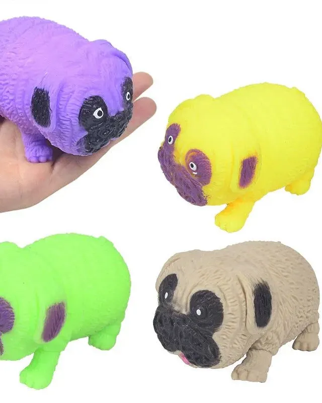 Pibi Animals Fidget Squishy Toy 6X5X8Cm Multicolor Assorted Pack of 1 Age- 3 Years & Above