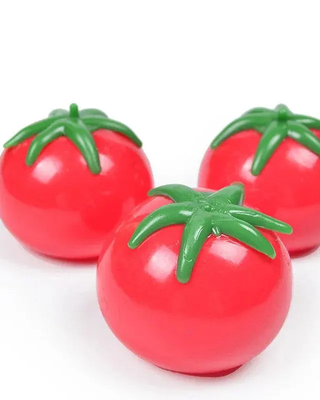 Pibi Tomato squishy fidget toy Age 3 years and above