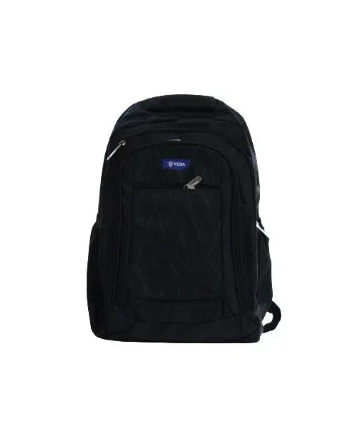 Veda School Bag BGS77-03 Black Age- 8 Years & Above