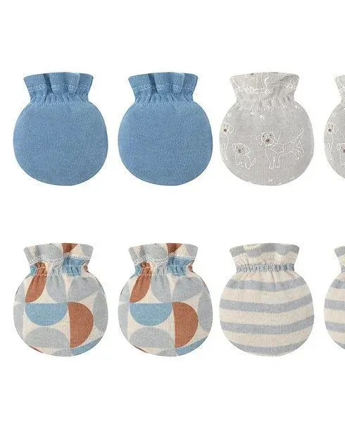 Motherschoice Baby Boys 4-Pack Mittens Multicolor IT4979