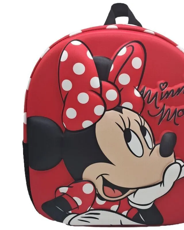 Disney Minnie Mouse Backpack 30 cm Red 1404 Age- 3 Years & Above