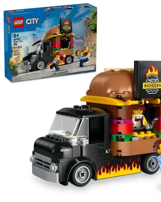 Lego Burger Truck Building Blocks Multicolor Age- 4 Years & Above
