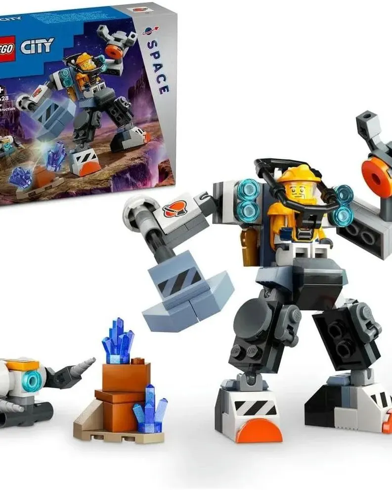 Lego City Space Construction Mech Building Blocks Multicolor Age- 6 Years & Above