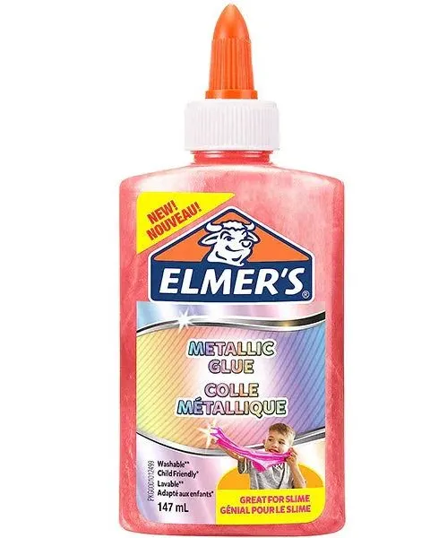 Pibi Elmer'S Metallic Liquid Glue Pink 147Ml Age-3 Years & Above