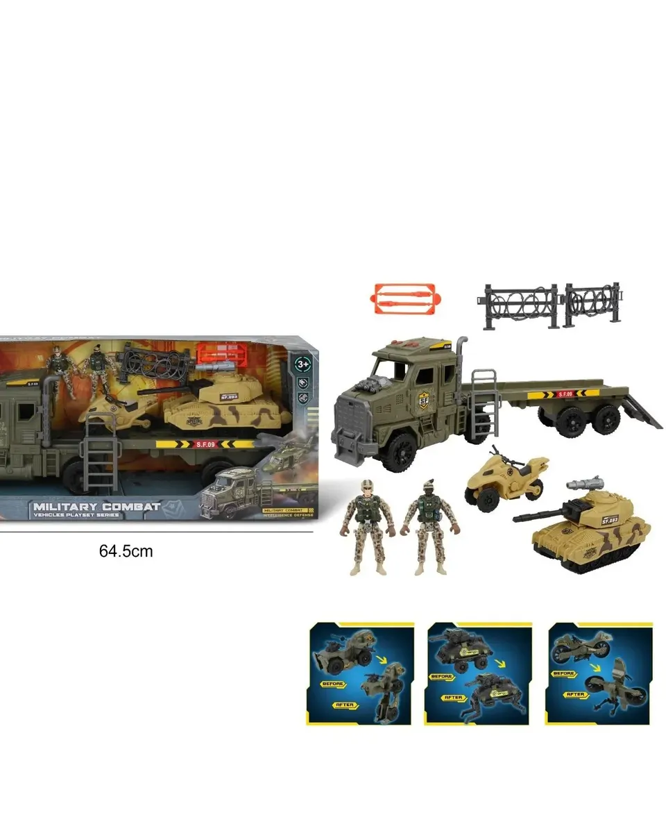 Pibi Deluxe Military Set Age- 4 years & Above