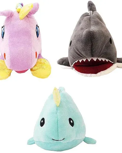Pibi Just Stationery Novelty Plush Animal Pencil Case Assorted Age-3 Years & Above