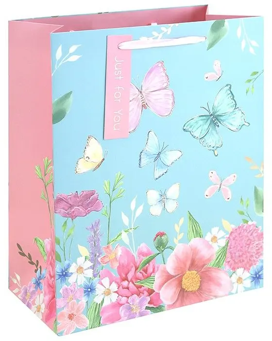 Eurowrap Butterflies Large Gift Bag