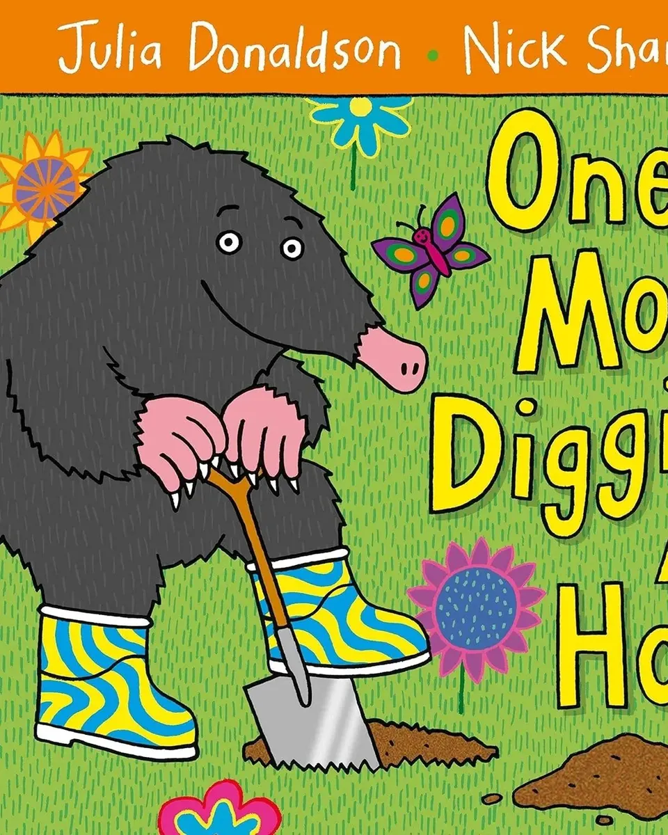 One Mole Digging a Hole Paperback – International Edition by Julia Donaldson (Author), Nick Sharratt (Illustrator)