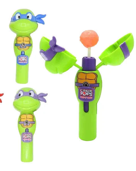 Ninja Turtles Teenage Mutant Push 'N' Twist Pop - 0.3oz (8g)