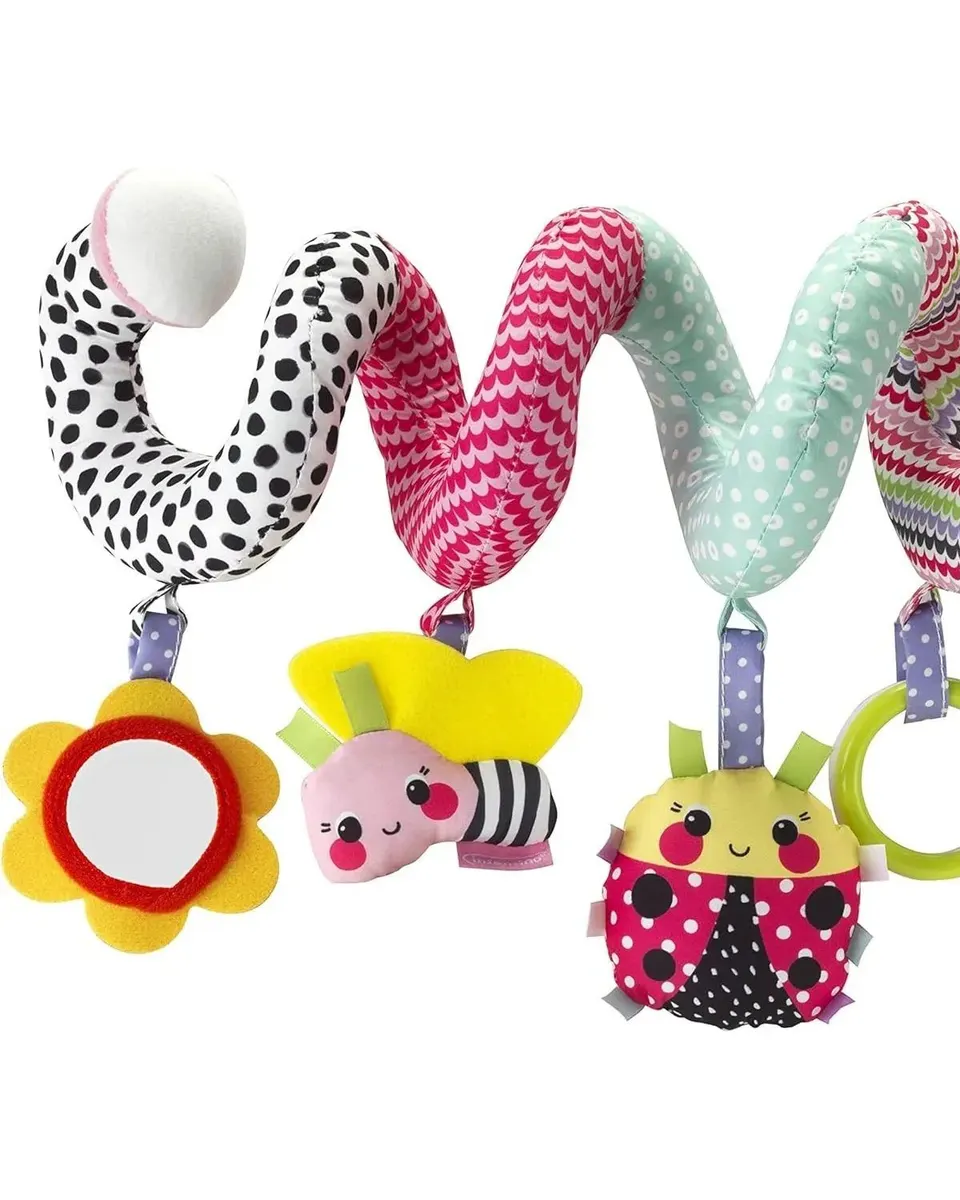 Infantino Spiral Activity Toy Pink Age- Newborn & Above