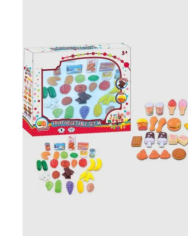 Power Joy Kids Pretend Fruit & Vegetable Set Multicolor Age- 3 Years & Above