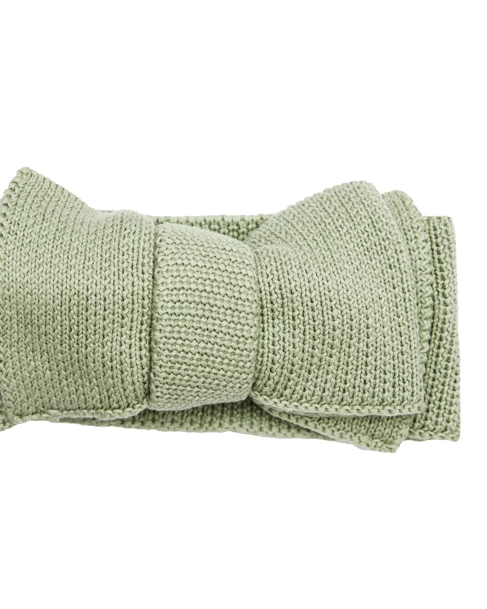 Toto & Mommie Organic Cotton Knit Bows Mint