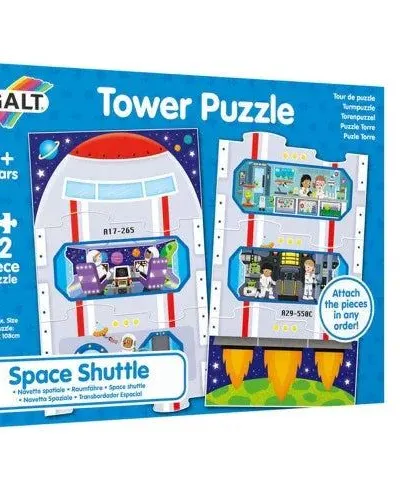 Galt Toys Space Shuttle Summer Launch 12- Piece Kids Puzzle Age- 2 Years & Above