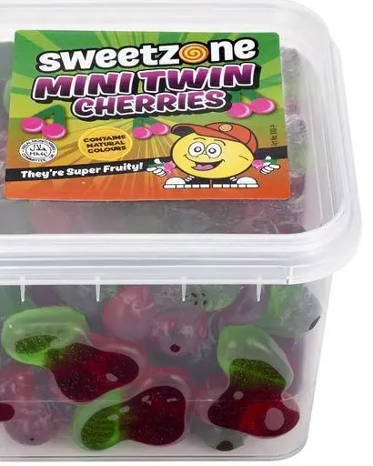 Sweetzone Mini Twin Cherries Tubs 170g