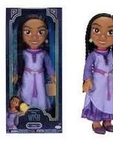Disney Wish Asha 15" Core Toddler Doll Purple Age- 3 Years & Above