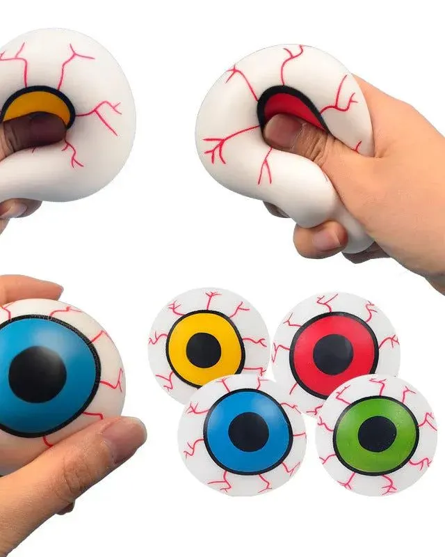 Pibi Animal Eye Fidget Squishy Toy 6Cm Multicolor Assorted Pack of 1 Age- 3 Years & Above