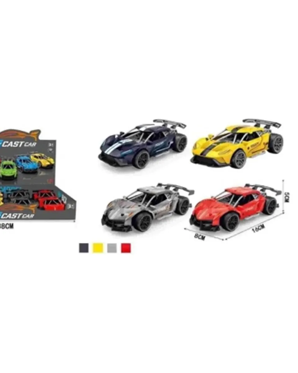 KLX Diecast Push Racing Car with Sound Multicolor Assorted Age- 2 Years & Above