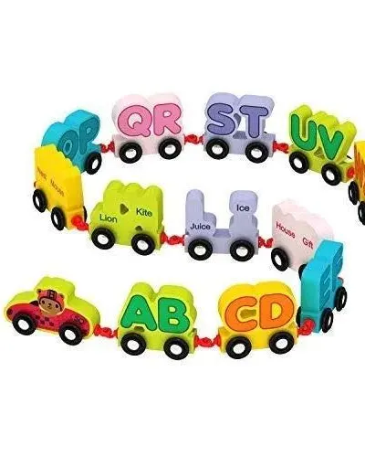 Acool Toys 14-Piece Mini Alphabet Train Multicolor Age- 2 Years & Above