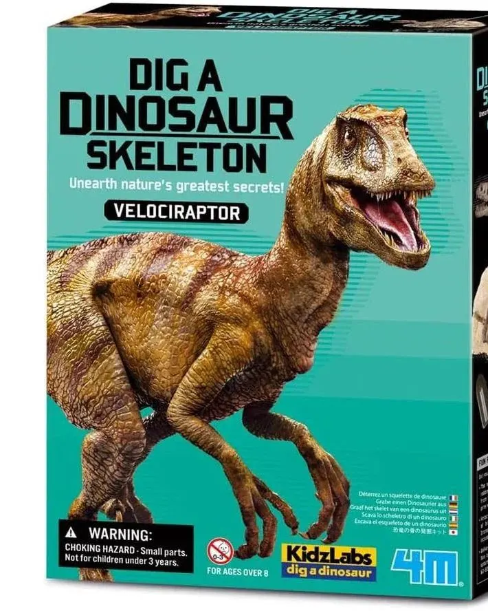 4M Kidz Labs Dig A Velociraptor Learning Toy Age- 8 Years & Above