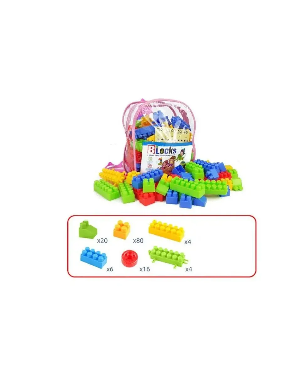 Pibi Super Builders Large Assembly Blocks 130 Pcs Multicolor Age- 4 Years & Above