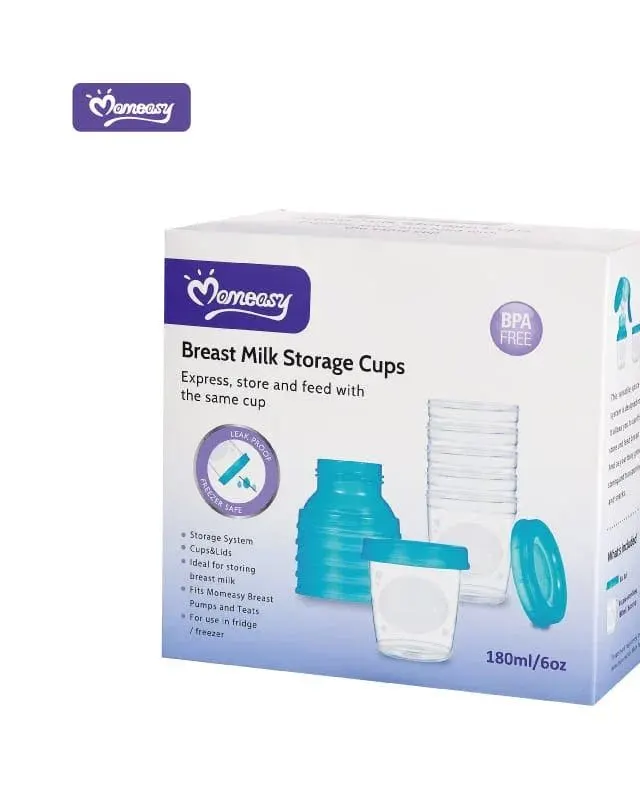 Momeasy 180ml/6oz Breast Milk Storage Cups 45212