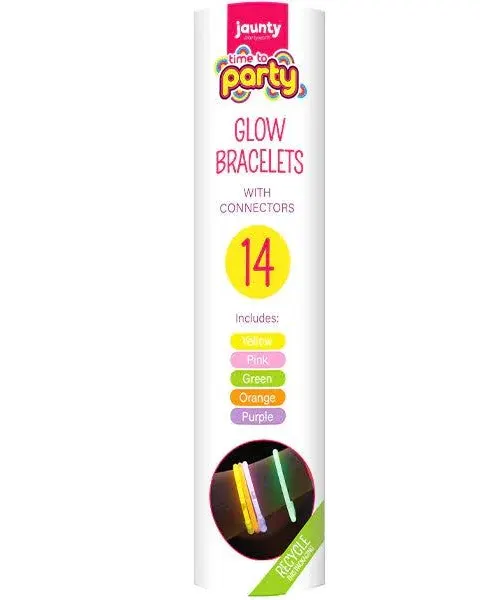 Pibi Glow Bracelets With Connectors 14 Pack Age-3 Years & Above