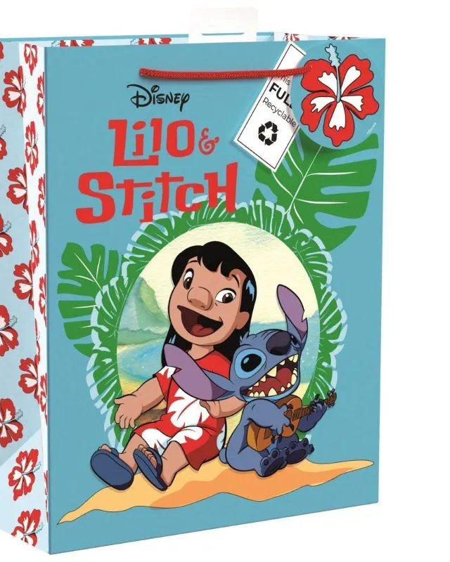 Disney Lilo Stitch Large Gift Bag