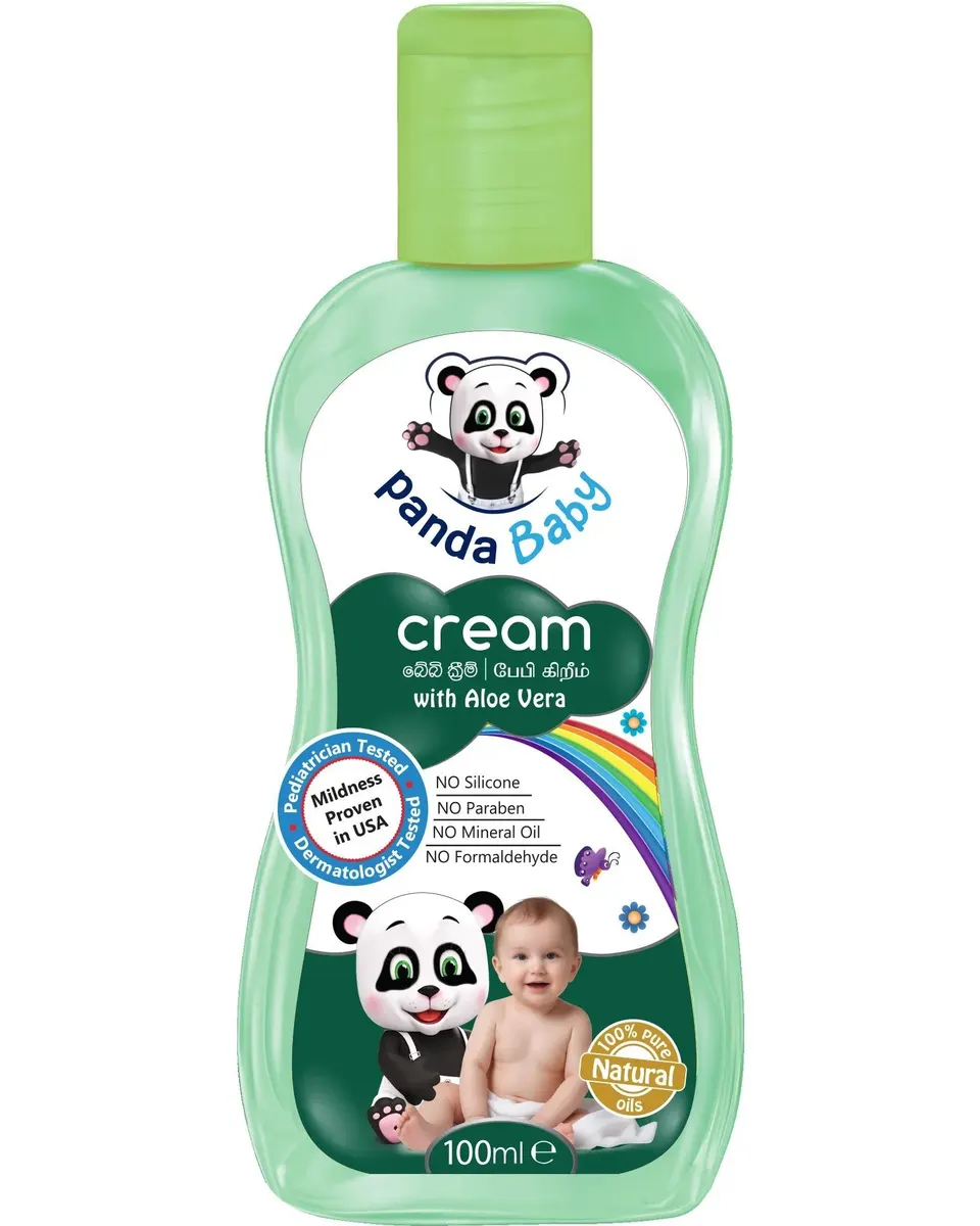 Panda Baby Cream with Aloe Vera 100ml Age- Newborn & Above