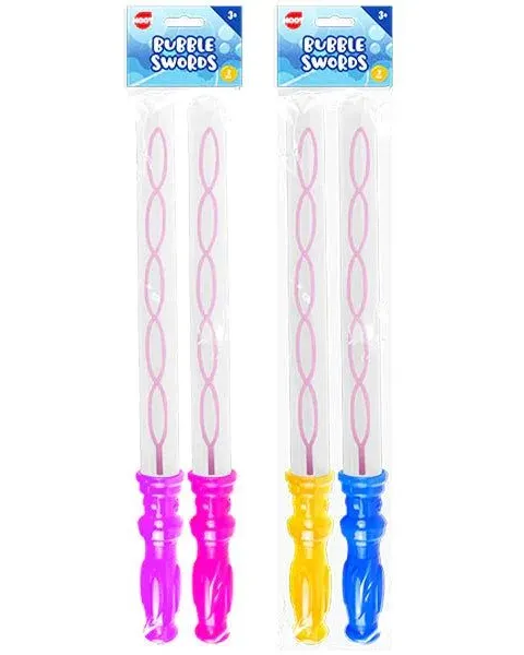 Hoot Bubble Swords Assorted Colour 2 Pack Age- 3 Years & Above
