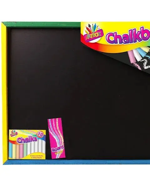 Artbox Large Chalkboard Set 33 X 43Cm Age-3 Years & Above